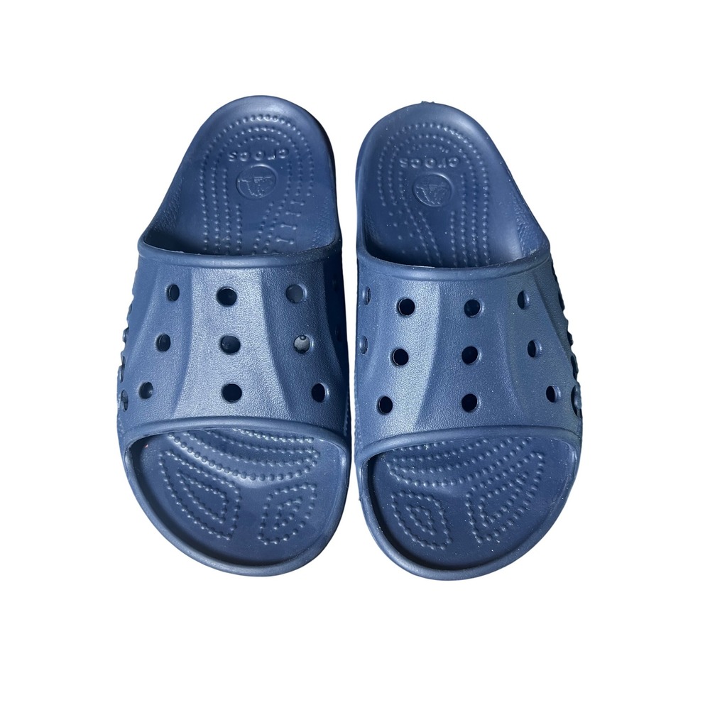 Crocs Baya II Slide Navy Blue Mens 4 Womens 6 Sandals 205392-410 Beach Sporty